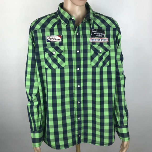 Paper Denim & Cloth Plaid Long Sleeve Plaid Shirt - Picture 3 of 8